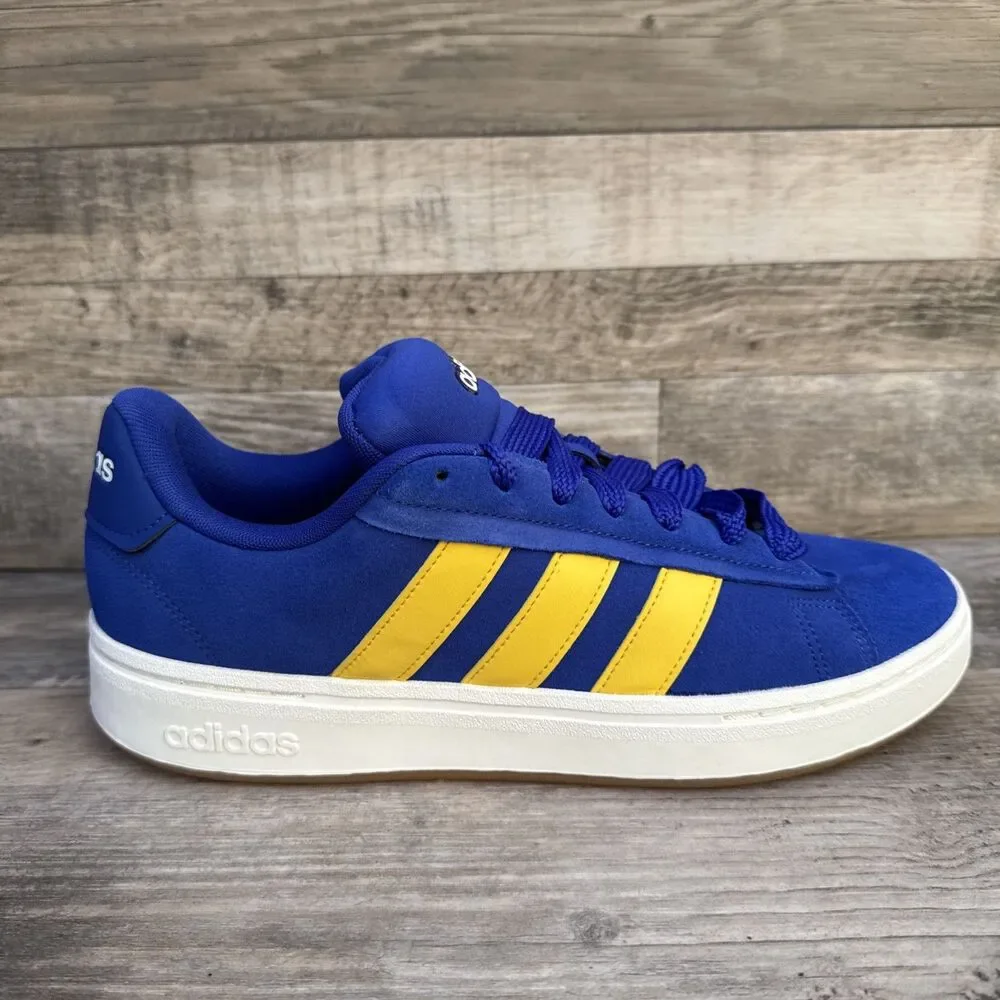 Adidas Grand Court Alpha 00s Men’s Sneakers Blue Yellow Size 11 New JI1714